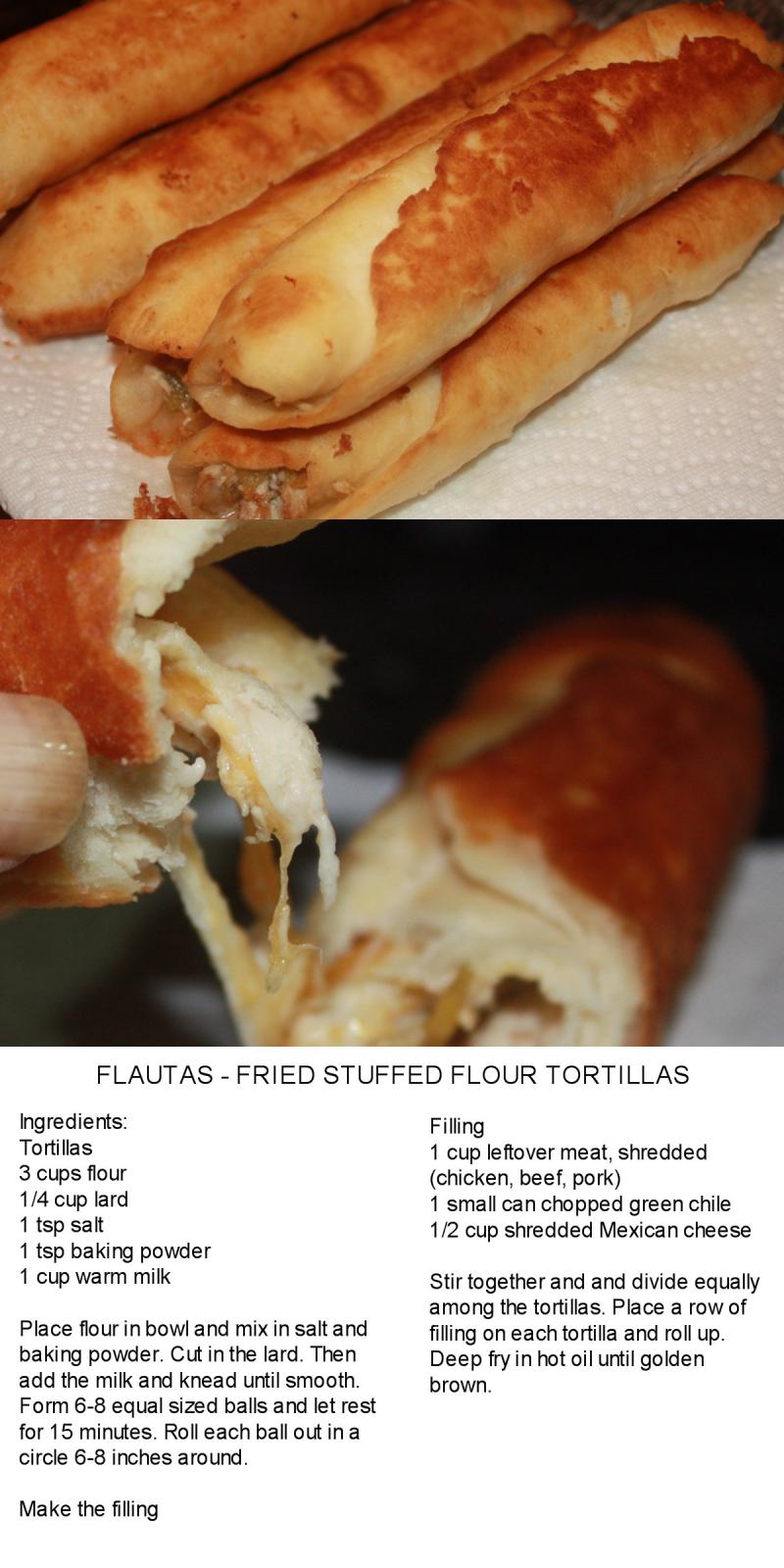 Flautas Fried Stuffed Flour Tortillas The Fresh Loaf